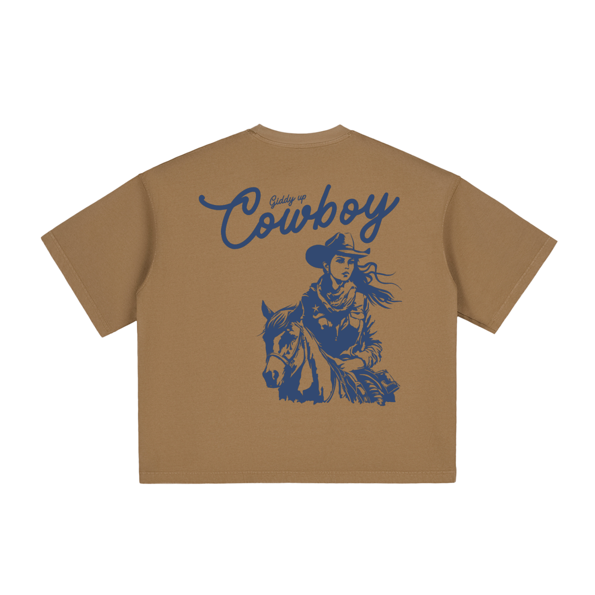 The "Giddy Up" Vintage Boxy Tee