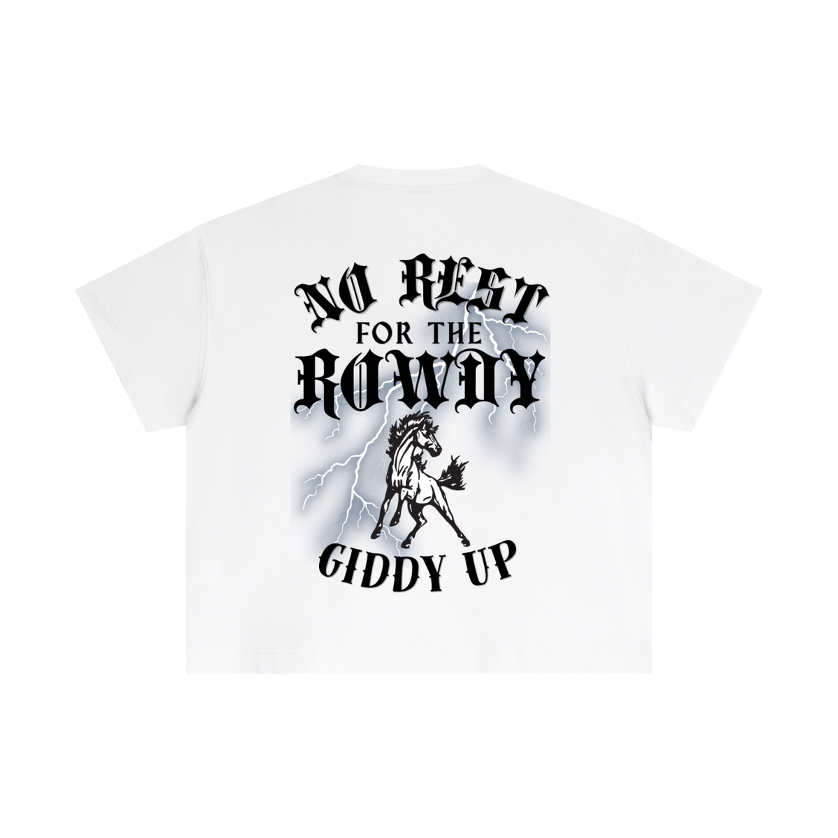 The "No Rest for the Rowdy" Heavyweight Tee