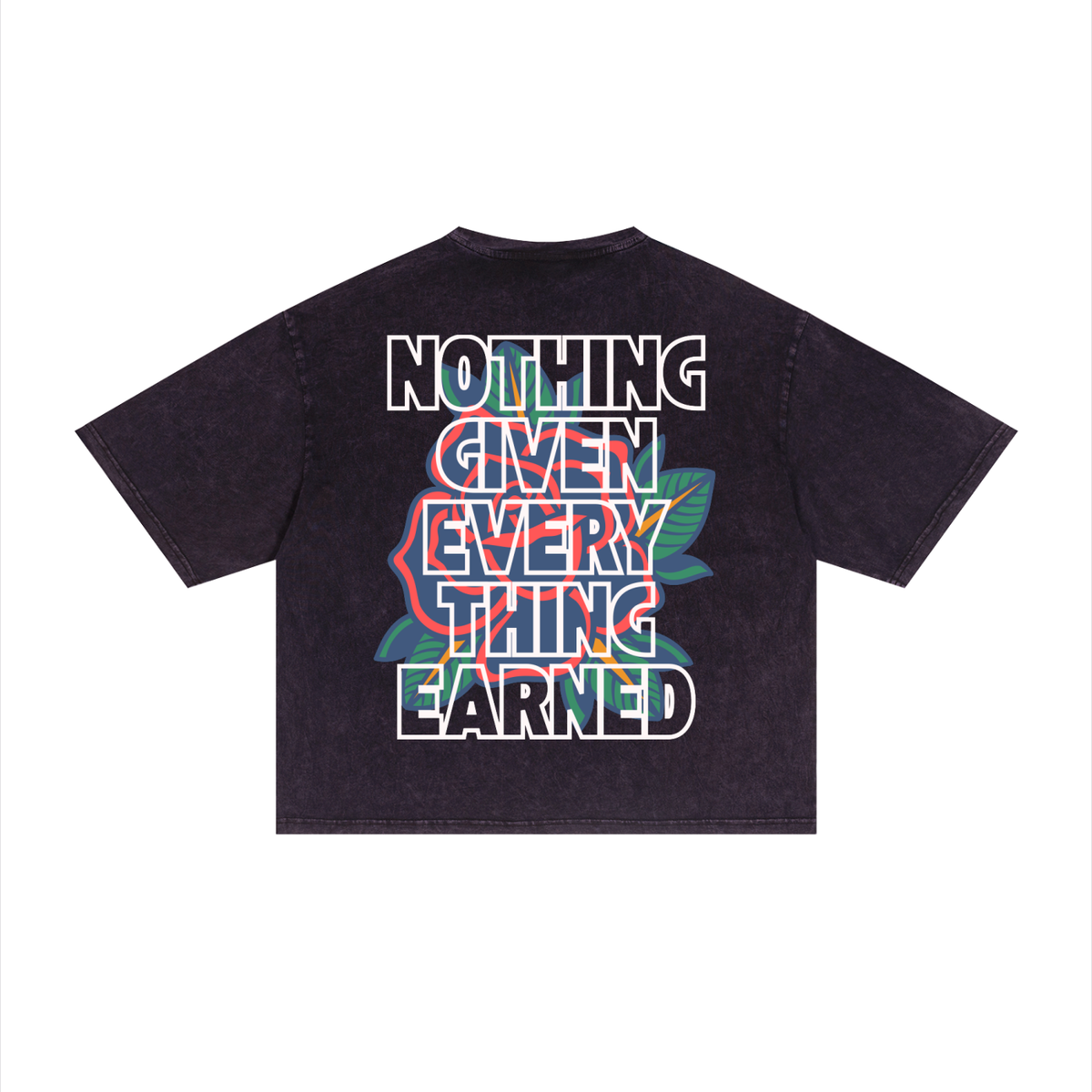 The "Everything Earned" Mineral Wash Training Tee